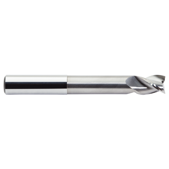 Picture of M.A. FORD 13875002NR.030F DIA 3/4 SH 0.7500 LOC 1.00 OAL 6.00 End Mill Standard Flute Standard Helix Carbide Fordlube Single End Corner Radius 0.0300 0.76MM TuffCut® X-AL