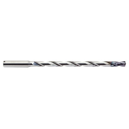 Picture of M.A. FORD 2XDCE2205A Deep Hole Coolant Thru Carbide 140° - 142° 0.220 Dia 0.236 Shank 6.417 OAL 2 Flute 4.331 Flute Length Carbide AlTiN