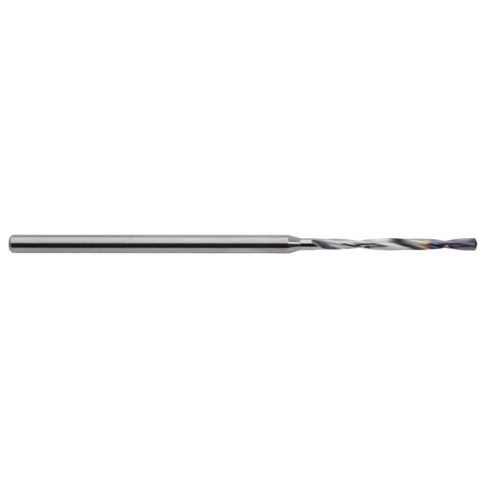 Picture of M.A. FORD 2MDCL1063A Deep Hole Coolant Thru Carbide 140° 0.106 Dia 0.118 Shank 3.189 OAL 2 Flute 1.339 Flute Length Carbide AlTiN
