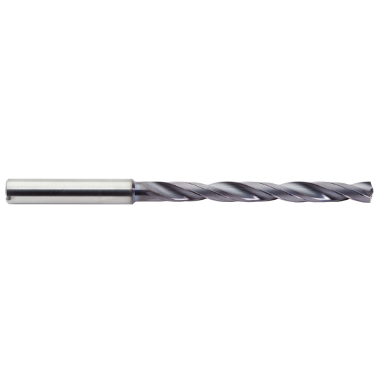 Picture of M.A. FORD CXDCLM1010AP Carbide Drill Coolant Thru Carbide 140° - 142° 0.397 Dia 0.472 Shank 6.102 OAL 2 Flute 4.173 Flute Length Carbide AlTiN