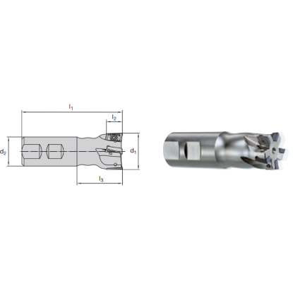 Picture of LMT FETTE EMU90A17.125SFI Milling Cutter 90.0°