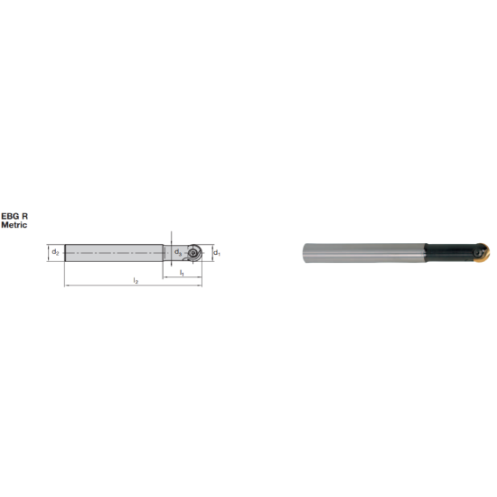 Picture of LMT FETTE EBG R1250A1250 210N Milling Ball Mill Milling Cutter 1.250 Cutter Diameter