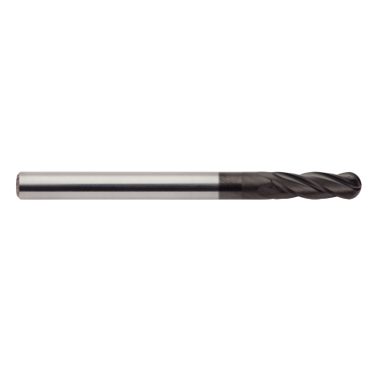 Picture of M.A. FORD 140L1562GX DIA 5/32 SH 0.1875 LOC 1.00 OAL 2.50 End Mill Standard Flute Standard Helix Carbide Gemx Single End Ball Nose TuffCut® GP