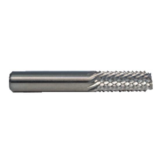 Picture of M.A. FORD 23103120 DIA 1/32 SH 0.1250 LOC 0.1250 OAL 1.50 End Mill Standard Flute Standard Helix Carbide Uncoated Single End Square Sharp