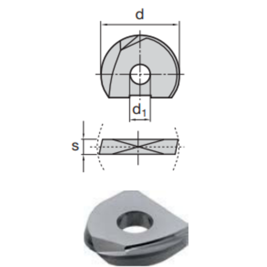 Picture of LMT FETTE WPR 12 SF LCHK10M Milling Insert Ball Mill 0.472 Cutter Diameter
