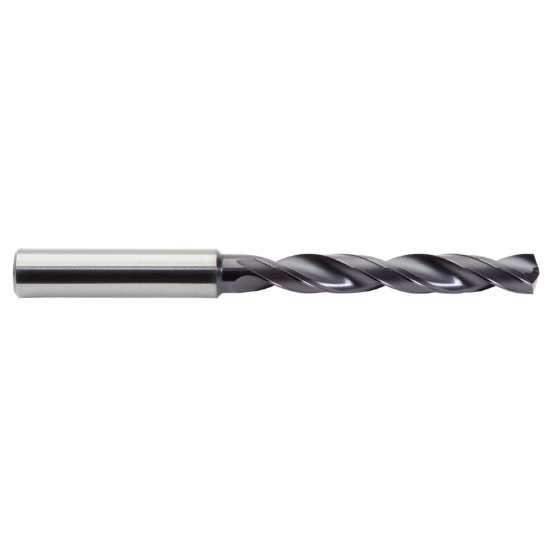 Picture of M.A. FORD CXDSR 1370AP Carbide Drill Coolant Thru Carbide 140° - 142° 0.539 Dia 0.551 Shank 4.881 OAL 2 Flute 3.031 Flute Length Carbide AlTiN