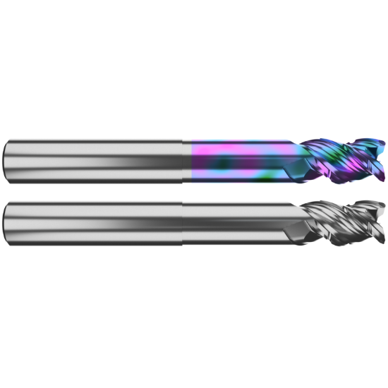 Picture of M.A. FORD 3345000N4R.030GP DIA 1/2 SH 0.50 LOC 0.6250 OAL 4.00 End Mill Carbide Gem Plus Single End Corner Radius 0.0300 0.76MM