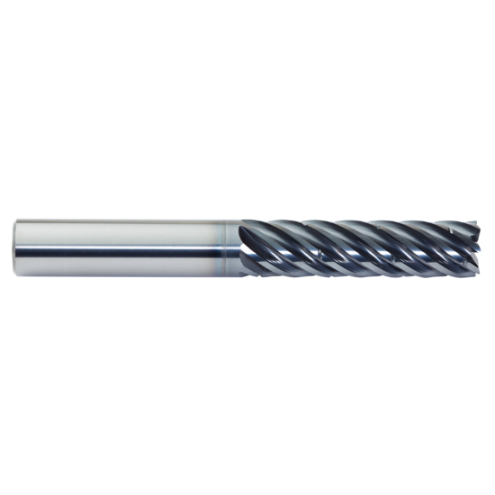 Picture of M.A. FORD 180L6258B DIA 5/8 SH 0.6250 LOC 2.2500 OAL 5.00 End Mill Carbide AlTiN Single End Corner Radius 0.1250 3.18MM TuffCut® XR7