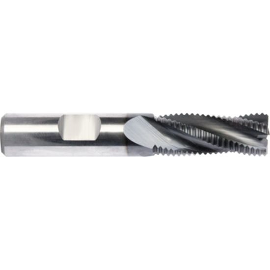 Picture of GORILLA MILL GMKD10CS4	 DIA 1" SH 1.00 LOC 1.00 OAL 4.00 End Mill Carbide TiAlN Single End 45.0° Chamfer KNUCKLE DRAGGER