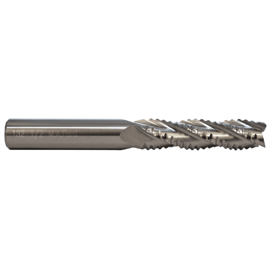Picture of M.A. FORD 135B6299N3 DIA 16MM SH 0.6299 LOC 0.7874 OAL 3.5039 End Mill Standard Flute Standard Helix Carbide Uncoated Single End Ball Nose TuffCut® AL