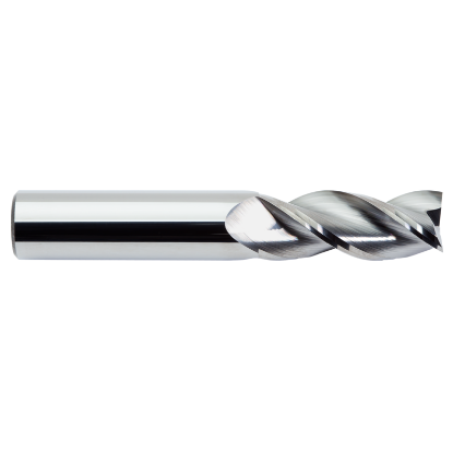 Picture of M.A. FORD 13810006R.025 DIA 1 SH 1.00 LOC 3.50 OAL 6.00 End Mill Standard Flute Standard Helix Carbide Uncoated Single End Corner Radius 0.0250 0.64MM TuffCut® X-AL