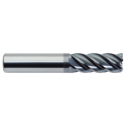 Picture of M.A. FORD 27810014B DIA 1 SH 1.00 LOC 1.50 OAL 4.00 End Mill Standard Flute Standard Helix Carbide AlTiN Single End Corner Radius 0.0300 0.76MM TuffCut® XT