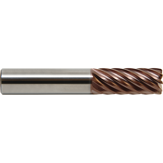 Picture of M.A. FORD 380M2000-1.0RAX DIA 20MM SH 0.7874 LOC 2.0472 OAL 4.0945 End Mill Standard Flute Standard Helix Carbide AlTiN Single End Corner Radius 1.0000 25.40MM TuffCut® XT9