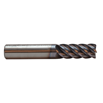 Picture of M.A. FORD 17537500AW DIA 3/8 SH 0.3750 LOC 0.50 OAL 2.00 End Mill Standard Flute High Helix Carbide AlTiN Single End Corner Radius 0.0200 0.51MM TuffCut® GP
