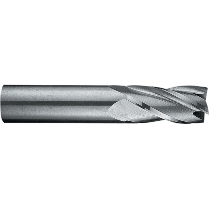 Picture of ROBBJACK MTS-401-12-DLC DIA 12MM SH 0.4724 LOC 0.6299 OAL 2.8740 End Mill Standard Flute Standard Helix Carbide DLC Single End Square Sharp
