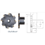 Picture of K-Tool SCRSM-605 Milling Cutter 6.000 Cutter Diameter 1.500 Face Mill
