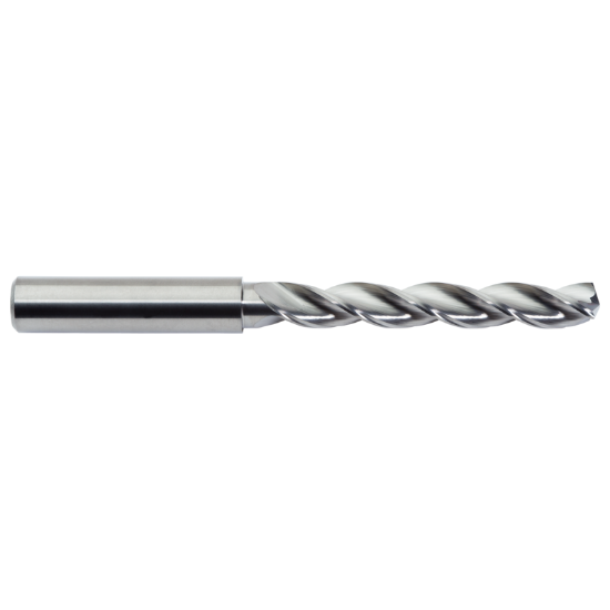 Picture of M.A. FORD 22962200A Carbide Drill Solid Carbide 150° 0.622 Dia 0.629 Shank 5.236 OAL 3 Flute 3.268 Flute Length Carbide AlTiN