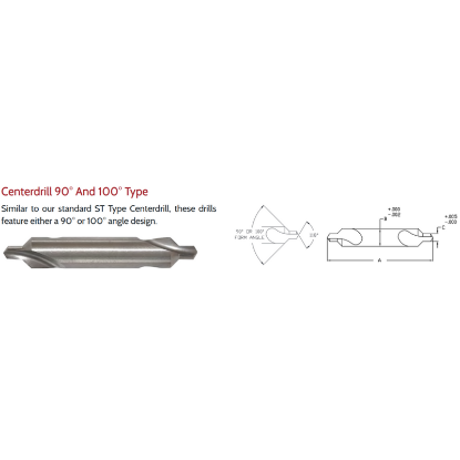 Picture of LINK 90-CO-009 8-90 Type DED Cobalt Center Drill