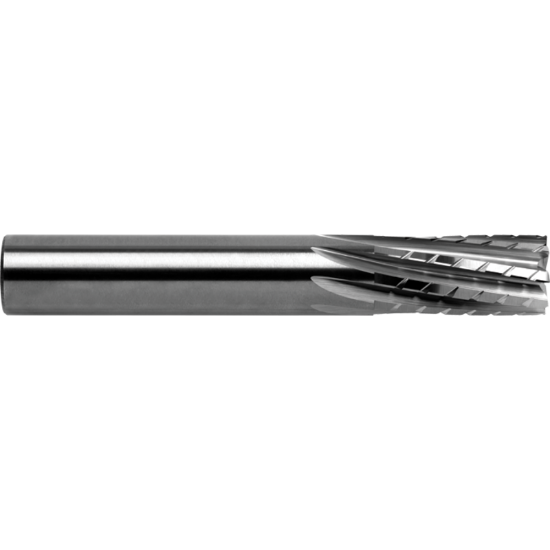 Picture of ROBBJACK CE-802-12 DIA 3/8 SH 0.3750 LOC 1.00 OAL 2.50 End Mill Standard Flute Standard Helix Carbide Uncoated Single End Square Sharp