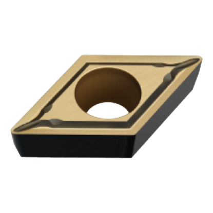Picture of MITSUBISHI DCMT32.50.5FP MC6015 Turning Insert 55.0° Carbide 0.008 Radius