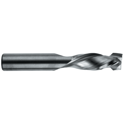 Picture of ROBBJACK HB-401-12-DLC DIA 3/8 SH 0.3750 LOC 1.00 OAL 2.50 End Mill Standard Flute Standard Helix Carbide DLC Single End Square Sharp