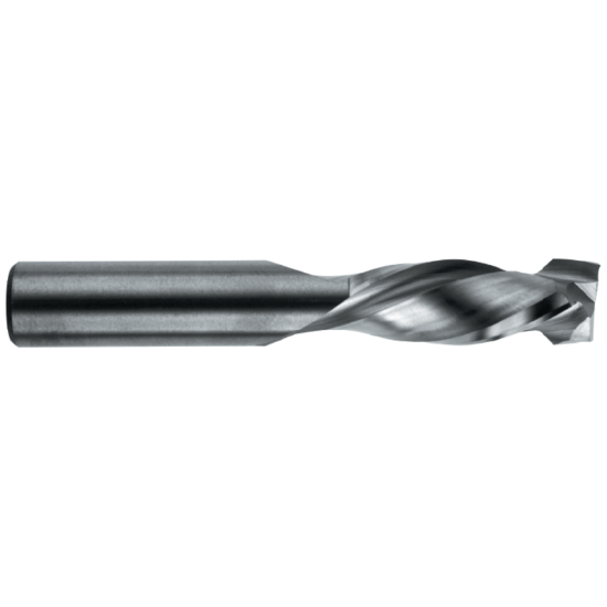 Picture of ROBBJACK HB-401-12-DLC DIA 3/8 SH 0.3750 LOC 1.00 OAL 2.50 End Mill Standard Flute Standard Helix Carbide DLC Single End Square Sharp