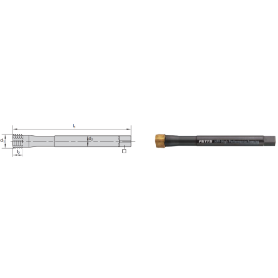 Picture of LMT FETTE 1403053 With OIL GrooveS M12-1.50MM Roll Form Indexable Indexable 1.5P-2.0P Carbide TiCN +