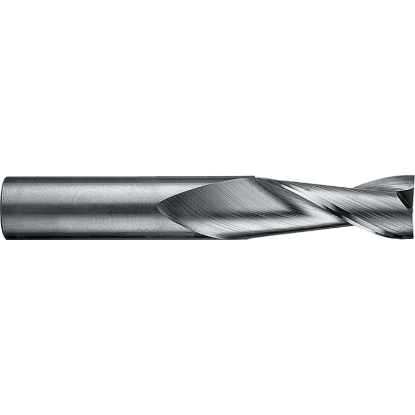 Picture of ROBBJACK TS-201-14-DLC DIA 7/16 SH 0.4375 LOC 0.6250 OAL 2.7500 End Mill Standard Flute Standard Helix Carbide DLC Single End Square Sharp