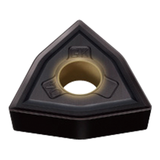 Picture of MITSUBISHI WNMG331GK MC5015 Turning Insert Trigon Carbide 0.016 Radius