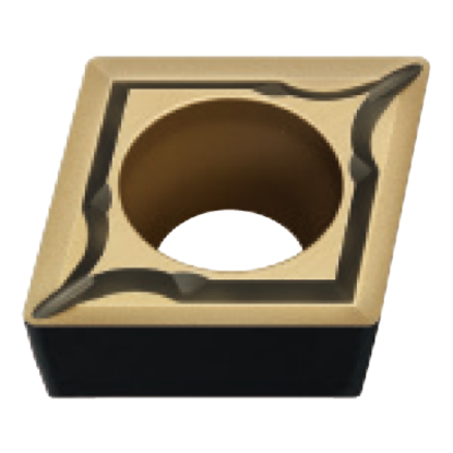 Picture of MITSUBISHI CCMT32.51 FP MC6015 Turning Insert 80.0° Carbide 0.016 Radius
