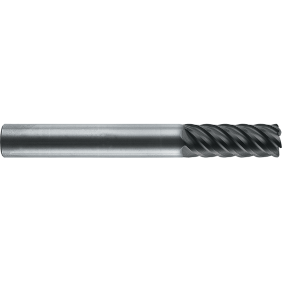 Picture of ROBBJACK MHM-802-20 DIA 20MM SH 0.7874 LOC 1.7717 OAL 5.9055 End Mill Standard Flute High Helix Carbide Uncoated Single End Corner Radius 0.0591 1.50MM