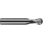 Picture of ROBBJACK MSB-201-10-A DIA 10MM SH 0.3937 LOC 0.5510 OAL 2.5984 End Mill Standard Flute Standard Helix Carbide AlTiN Single End Ball Nose