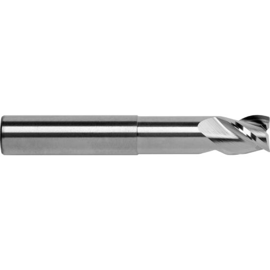 Picture of ROBBJACK FM-303-32-060 DIA 1 SH 1.00 LOC 1.00 OAL 6.00 End Mill Standard Flute Standard Helix Carbide Uncoated Single End Corner Radius 0.0600 1.52MM