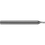 Picture of ROBBJACK MSS-4-150-DLC DIA 1.50MM SH 0.1181 LOC 0.0906 OAL 1.496 End Mill Standard Flute Standard Helix Carbide DLC Single End Square Sharp