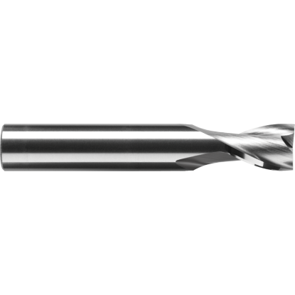 Picture of ROBBJACK S1-201-03 DIA 3/32 SH 0.1250 LOC 0.1875 OAL 1.50 End Mill Standard Flute Standard Helix Carbide Uncoated Single End Square Sharp