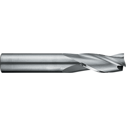 Picture of ROBBJACK C1-301-04 DIA 1/8 SH 0.1250 LOC 0.50 OAL 1.50 End Mill Standard Flute Standard Helix Carbide Uncoated Single End Square Sharp