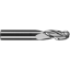 Picture of ROBBJACK B-333-02 DIA 1/16 SH 0.1250 LOC 0.1875 OAL 1.50 End Mill Standard Flute Standard Helix Carbide Uncoated Single End Ball Nose