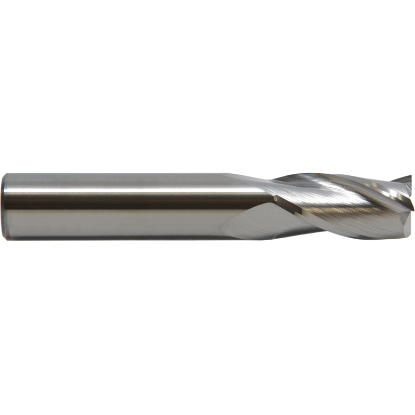 Picture of M.A. FORD 11675002C DIA 3/4 SH 0.7500 LOC 1.50 OAL 4.00 End Mill Standard Flute Standard Helix Carbide TiCN Single End Corner Radius 0.0200 0.51MM TuffCut® GP