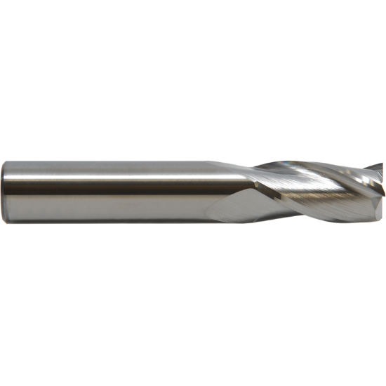 Picture of M.A. FORD 11675002C DIA 3/4 SH 0.7500 LOC 1.50 OAL 4.00 End Mill Standard Flute Standard Helix Carbide TiCN Single End Corner Radius 0.0200 0.51MM TuffCut® GP