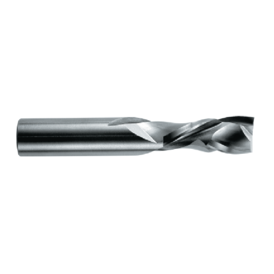 Picture of ROBBJACK HB-402-12-DLC DIA 3/8 SH 0.3750 LOC 1.00 OAL 2.50 End Mill Standard Flute Standard Helix Carbide DLC Single End Square Sharp