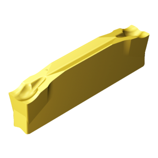 Picture of SANDVIK N123E2-0200-0002-CM 2135 Grooving,Groove Turning Insert Clamp Down