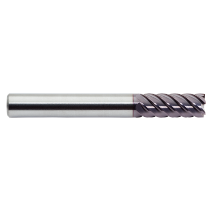 Picture of M.A. FORD 15747243A DIA 12MM SH 0.4724 LOC 1.1811 OAL 4.0157 End Mill Standard Flute High Helix Carbide AlTiN Single End Corner Radius 1.0000 25.40MM TuffCut DM®