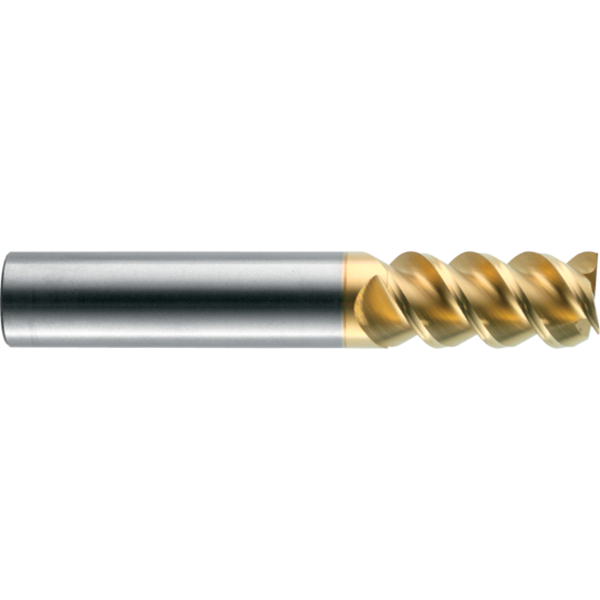 Picture of ROBBJACK MST-360-20-C DIA 20MM SH 0.7874 LOC 1.4961 OAL 4.0945 End Mill Standard Flute High Helix Carbide TiCN Single End Square Sharp