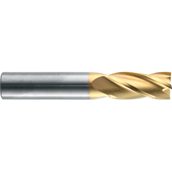 Picture of ROBBJACK MST-430-12 DIA 12MM SH 0.4724 LOC 0.9843 OAL 3.2677 End Mill Standard Flute Standard Helix Carbide Uncoated Single End Square Sharp