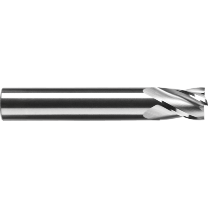 Picture of ROBBJACK S1-401-03 DIA 3/32 SH 0.1250 LOC 0.1875 OAL 1.50 End Mill Standard Flute Standard Helix Carbide Uncoated Single End Square Sharp