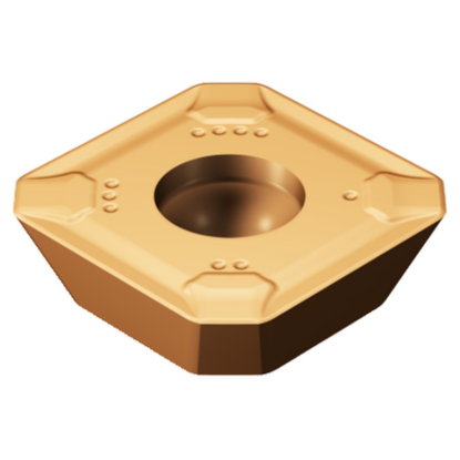 Picture of SANDVIK R245-12 T3 M-Powder Metal 1030 CoroMill 245 Insert; 45 degree face Milling