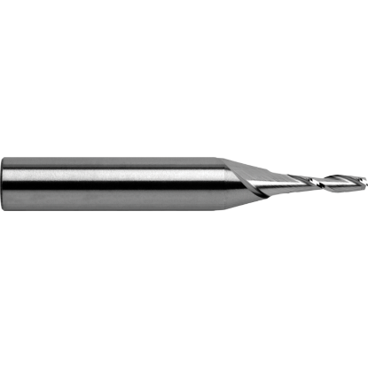 Picture of ROBBJACK T12-203-16 DIA 1/2 SH 0.50 LOC 1.00 OAL 3.00 End Mill Standard Flute Standard Helix Carbide Uncoated Single End Square Sharp