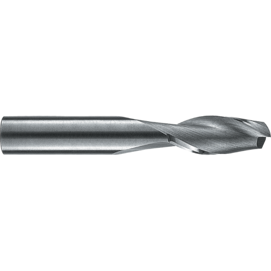 Picture of ROBBJACK NR-204-20 DIA 5/8 SH 0.6250 LOC 1.2500 OAL 3.50 End Mill Standard Flute Standard Helix Carbide Uncoated Single End Square Sharp