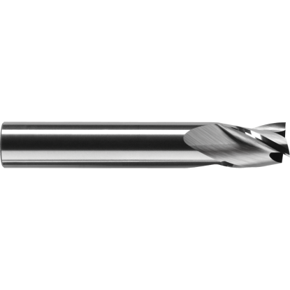 Picture of ROBBJACK S1-301-02 DIA 1/16 SH 0.1250 LOC 0.1250 OAL 1.50 End Mill Standard Flute Standard Helix Carbide Uncoated Single End Square Sharp