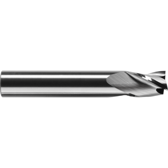 Picture of ROBBJACK S1-301-02 DIA 1/16 SH 0.1250 LOC 0.1250 OAL 1.50 End Mill Standard Flute Standard Helix Carbide Uncoated Single End Square Sharp